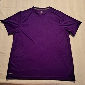 Athletic Works men's size Large 42-44 purple crew neck shirt, EUC